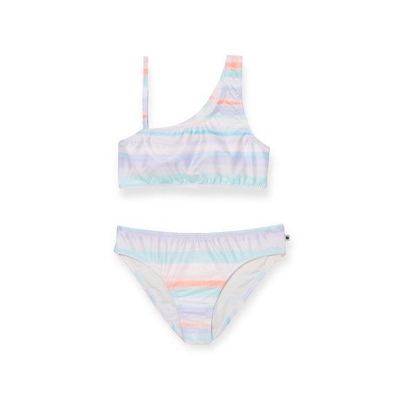 Lucky Brand 2-Piece Bikini Set Blue Tint, Size L (12/14) New w/Tag - Picture 2 of 9